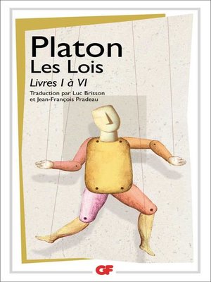cover image of Les Lois, Livres I à VI